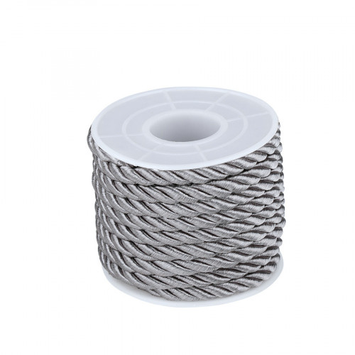 Gray twist decorative string 5m (261019)