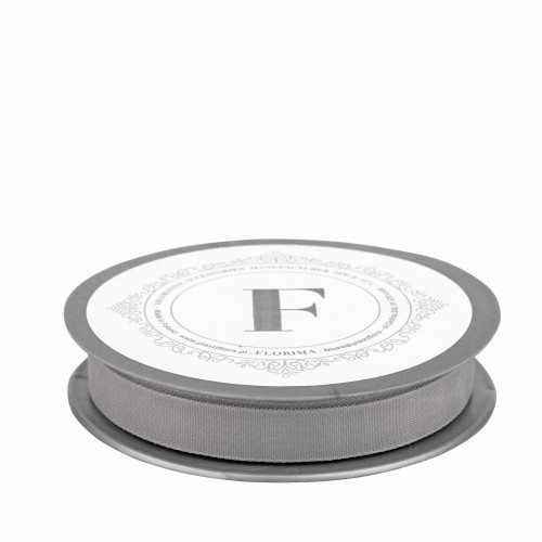 Woven tape gray 1.6cm/10m (225449)
